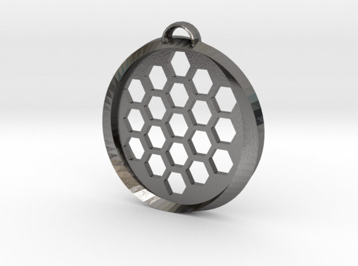 Beehive Möbius Pendant 3d printed