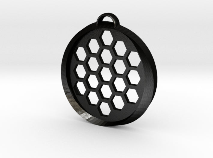 Beehive Möbius Pendant 3d printed