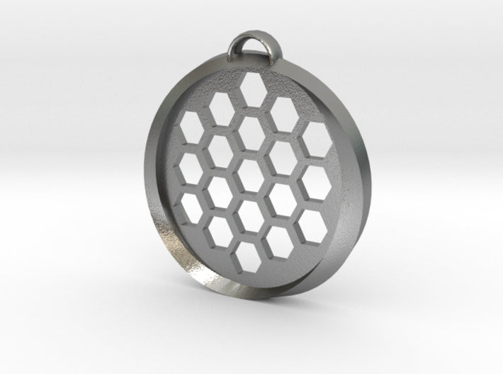 Beehive Möbius Pendant 3d printed