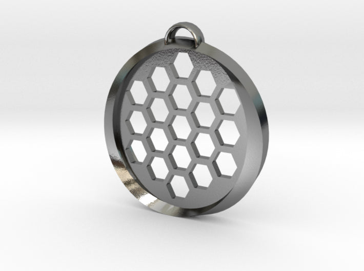Beehive Möbius Pendant 3d printed