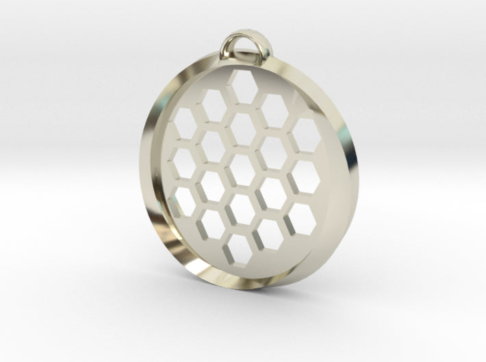 Beehive Möbius Pendant 3d printed