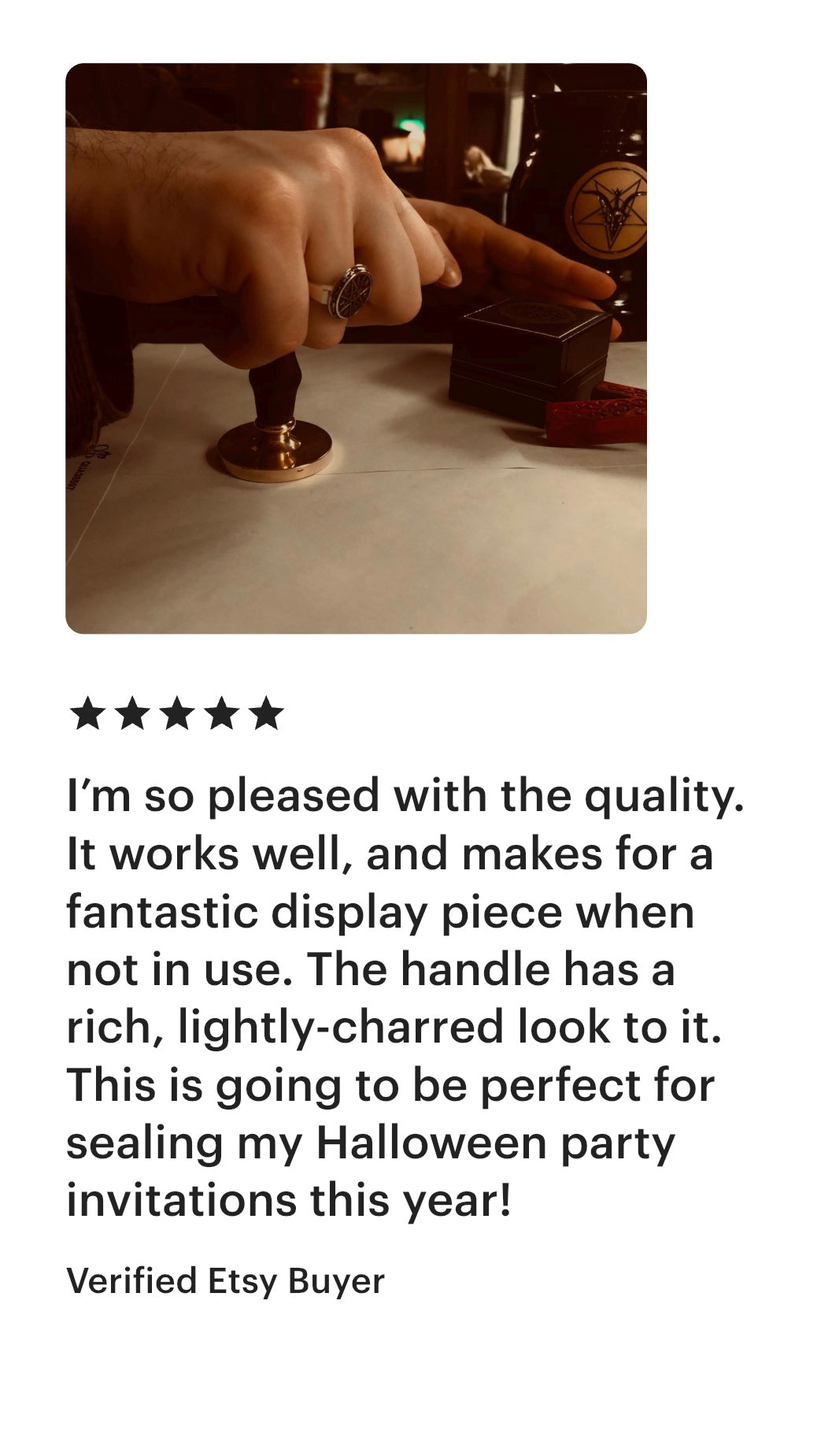 Count Orlok Sigil Wax Stamp