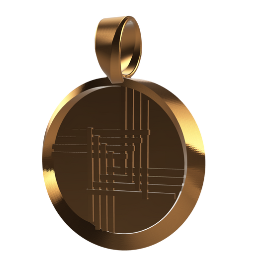 Saint Brigid Cross Medallion Pendant