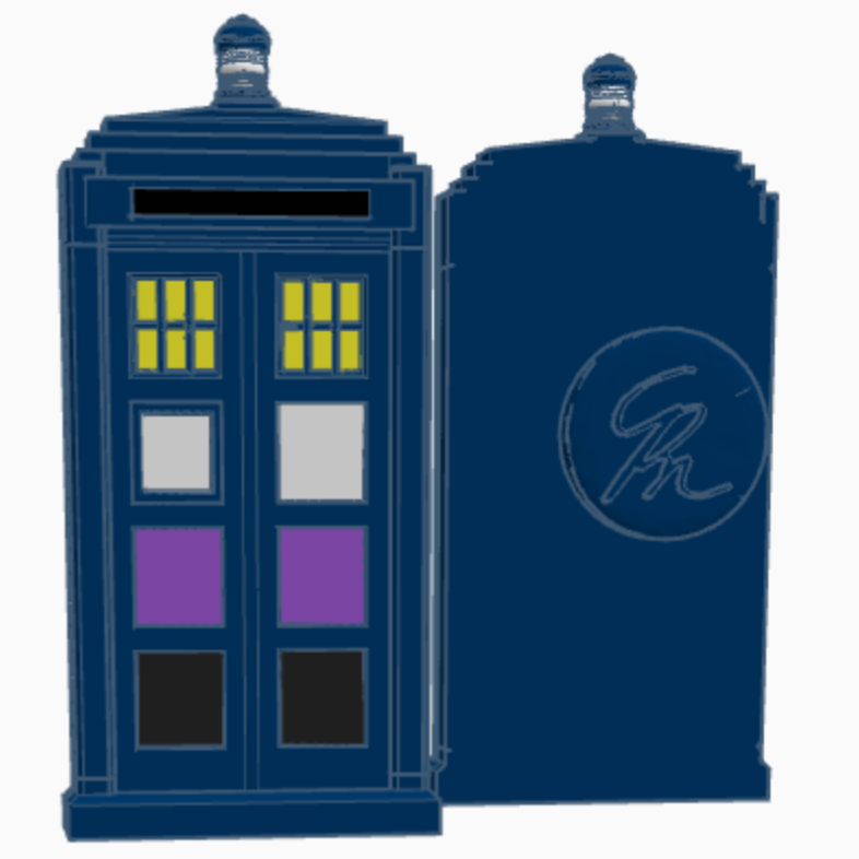 TARDIS Pride Cufflinks