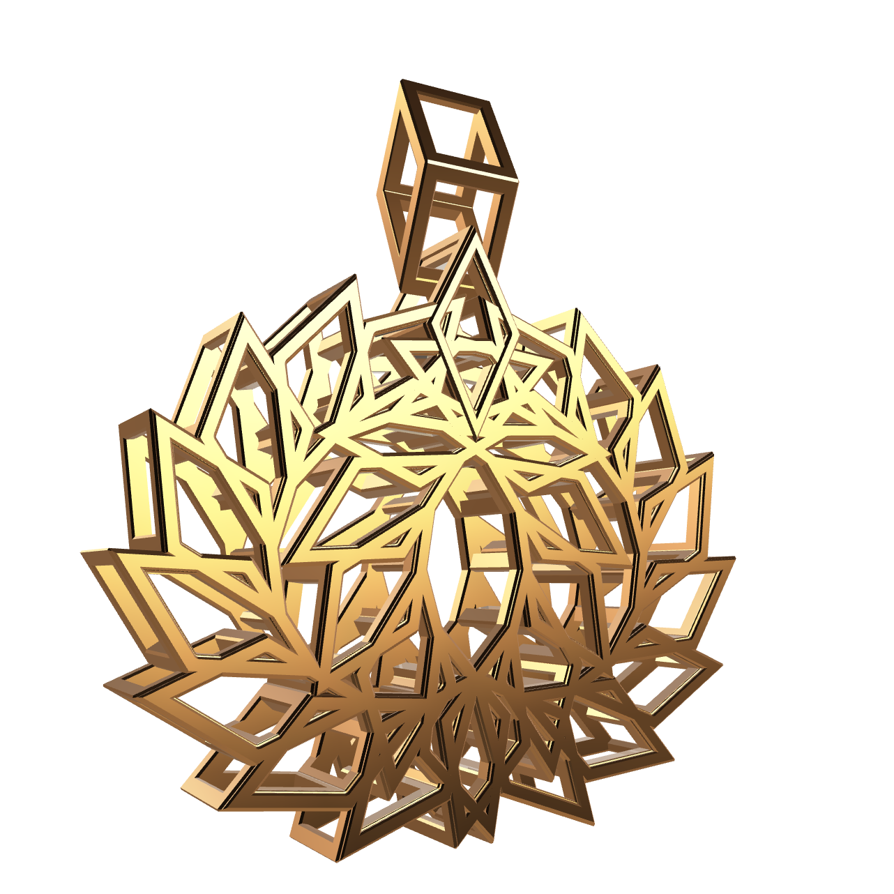 Phoenix Pendant with link