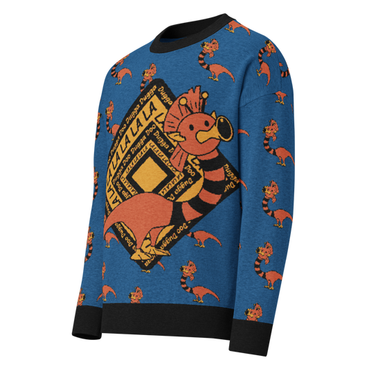 Dugga Doo - Relaxed fit knitted crew neck sweater