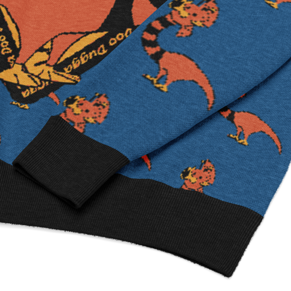 Dugga Doo - Relaxed fit knitted crew neck sweater