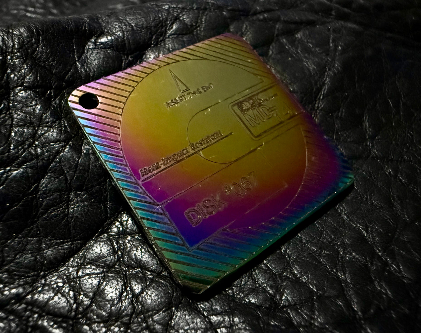 Matrix Mini Disc Keychain