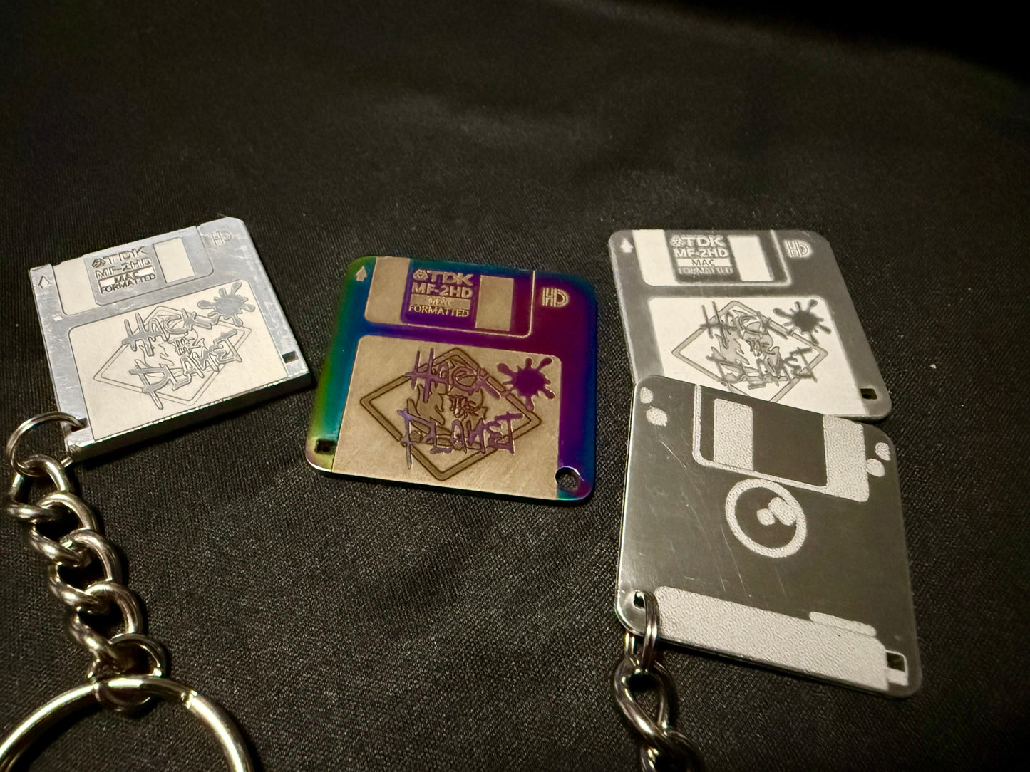 Hackers 3 1/2” Floppy Disk Keychain