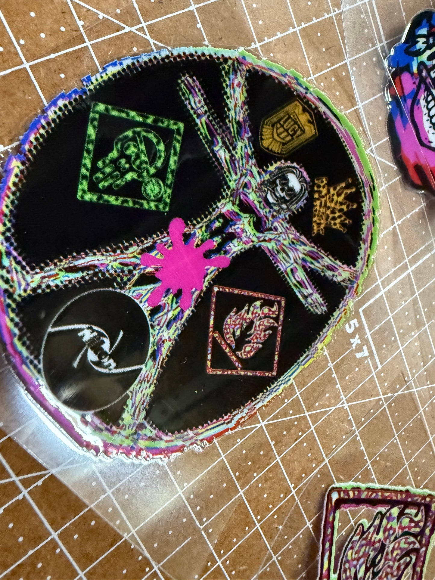 Hack the Planet! – Cult Classic Hackers Fan Art UV Vinyl Sticker Set