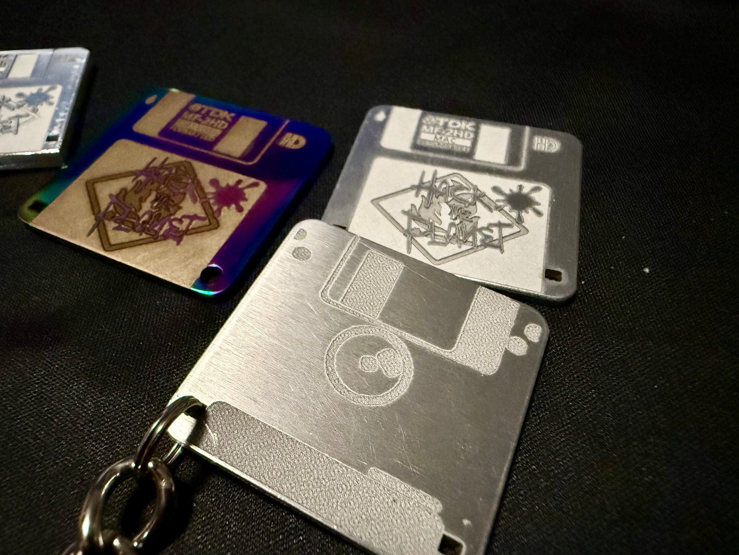 Hackers 3 1/2” Floppy Disk Keychain